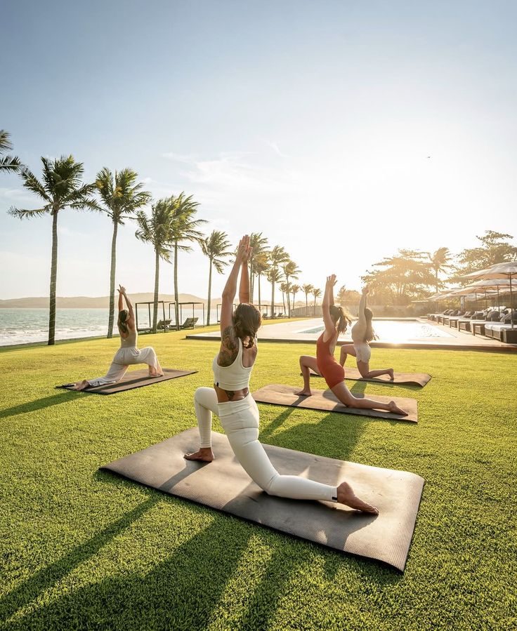 Séance de yoga en pleine nature