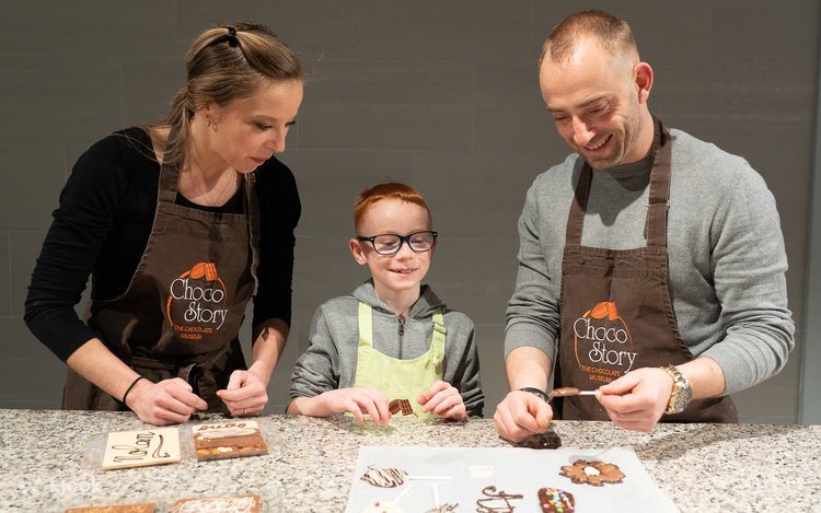 Atelier chocolat à Choco-Story