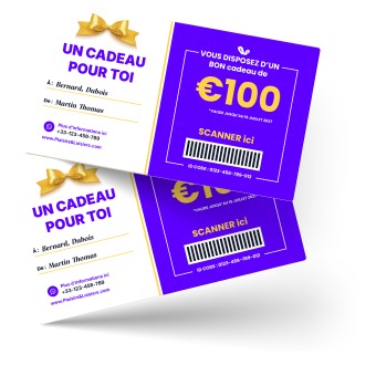 Aperçu de la carte cadeau de 100€