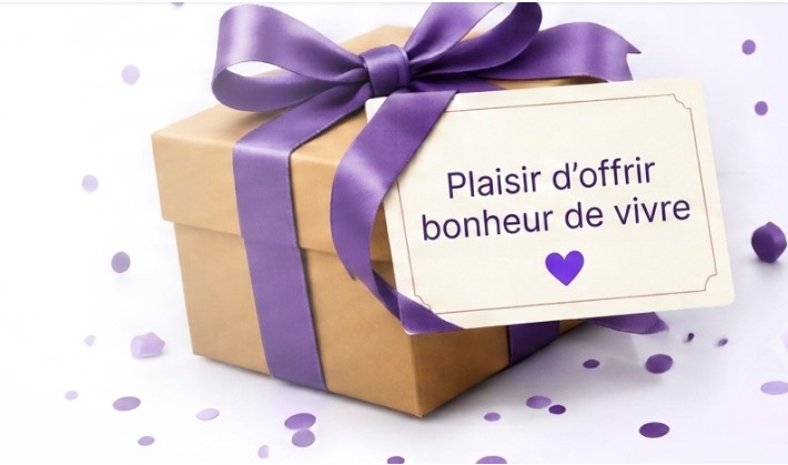 Coffret cadeau « Plaisir d'offrir, bonheur de vivre »