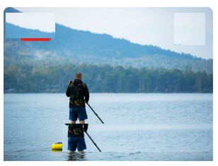 Paddle sur le lac
